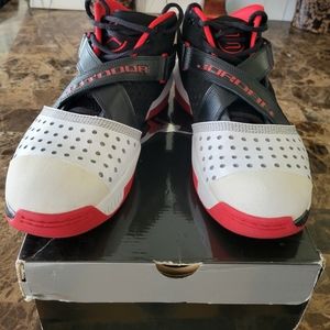 Men Air Jordan White Black Red Sz 9